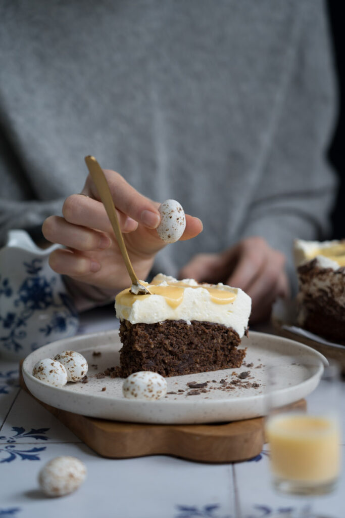 Schoko-Nusskuchen mit Eierlikör - www.glutenfreiumdiewelt.de