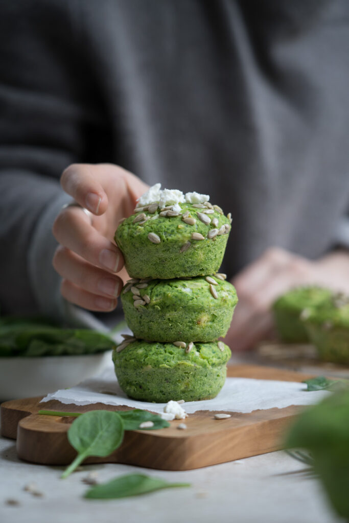 Spinat-Muffins I glutenfrei, laktosefrei - www.glutenfreiumdiewelt.de