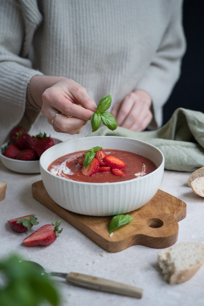 Tomaten-Erdbeer-Suppe - so lecker!
