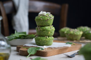 herzhafte Spinat-Muffins
