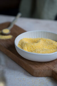 Polenta sind kleine gemahlene Getreidestücke
