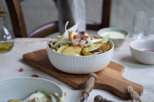 Kartoffelsalat mit Austernpilzen