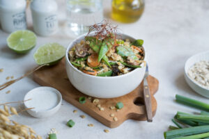 Rezept: Gemüsepfanne mit Haferflocken