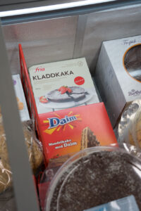 Kuchen im Tiefkühler