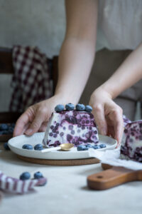 Parfait mit Blaubeeren - so lecker!
