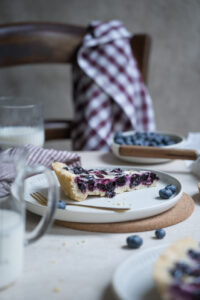 Finnischer Blaubeerkuchen