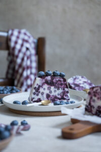 Parfait mit Blaubeeren