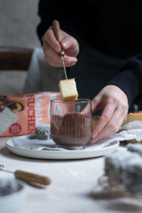 Die Schokoglasur gehört dazu!