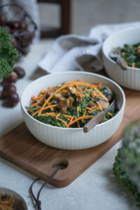 Rezept: Maronen mit Grünkohl