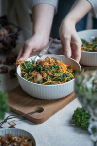 Grünkohl mit Maronen