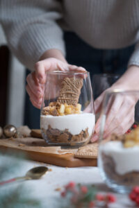 Weihnachtliches Schichtdessert