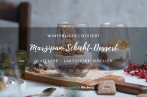 Winterliches Schichtdessert