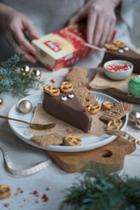 weihnachtliche Cheesecake-Sticks