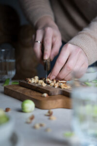 Haselnüsse passen wunderbar dazu!