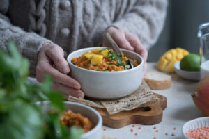Linsen-Curry mit Kokos