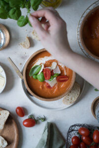 geröstete Tomatensuppe