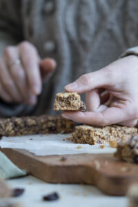 Selbstgemachte Müsliriegel