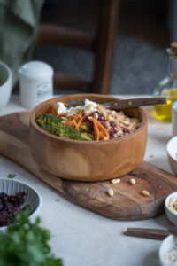 Der Hirse-Salat ist so lecker!