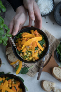 Rezept: Kichererbsencurry mit Kürbis