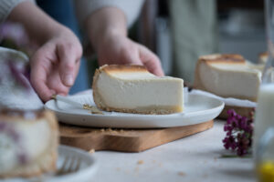 Käsekuchen mit Öl
