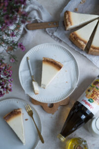 einfacher Käsekuchen mit Öl