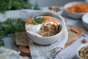 Rezept: Carrot Cake Baked Oats