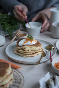Pancakes mit Möhren