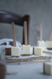 glutenfreie Cheesecake-Sticks