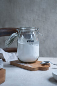 Stärke in Vorratsglas