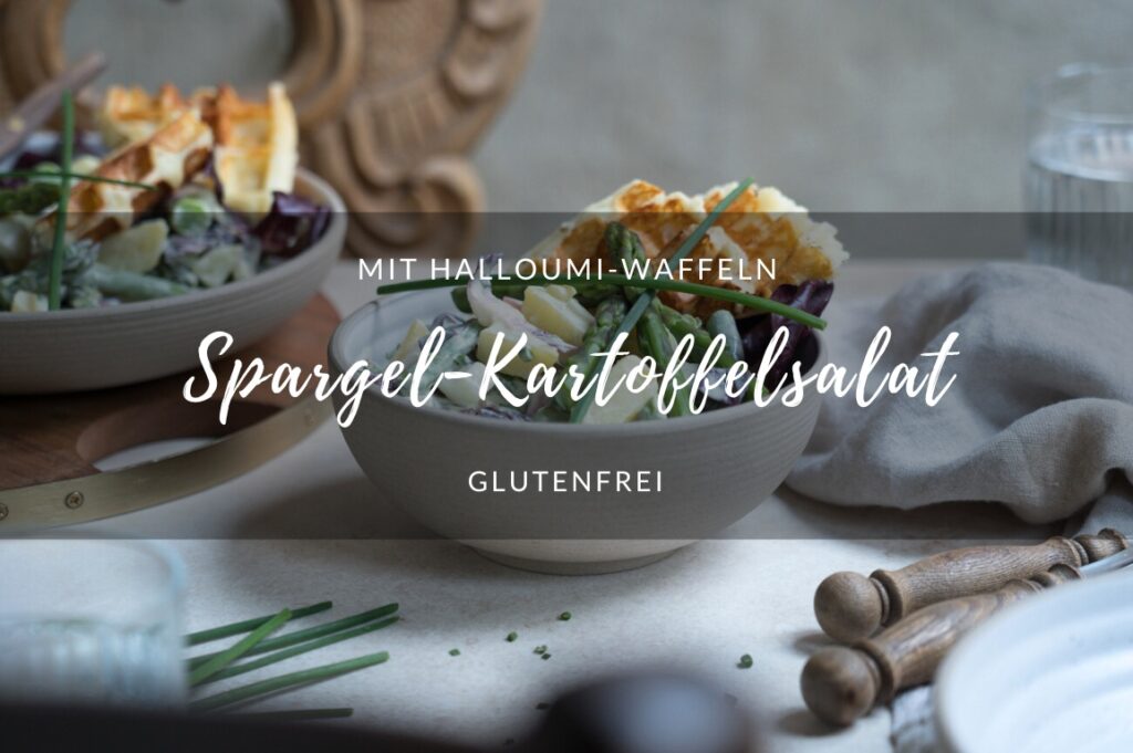 Spargel-Kartoffelsalat mit Halloumi I www.glutenfreiumidewelt.de