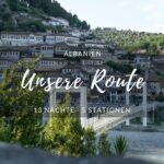 Route für Albanien