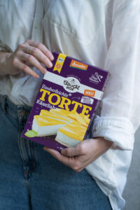 Backmischung für Käse-Sahne-Torte