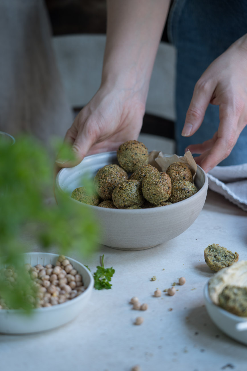 selbstgemachte Falafel