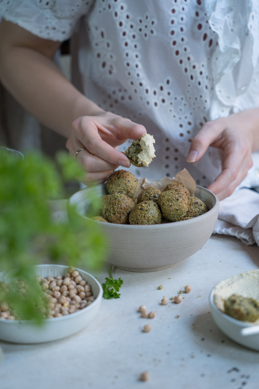 Selbstgemachte Falafel