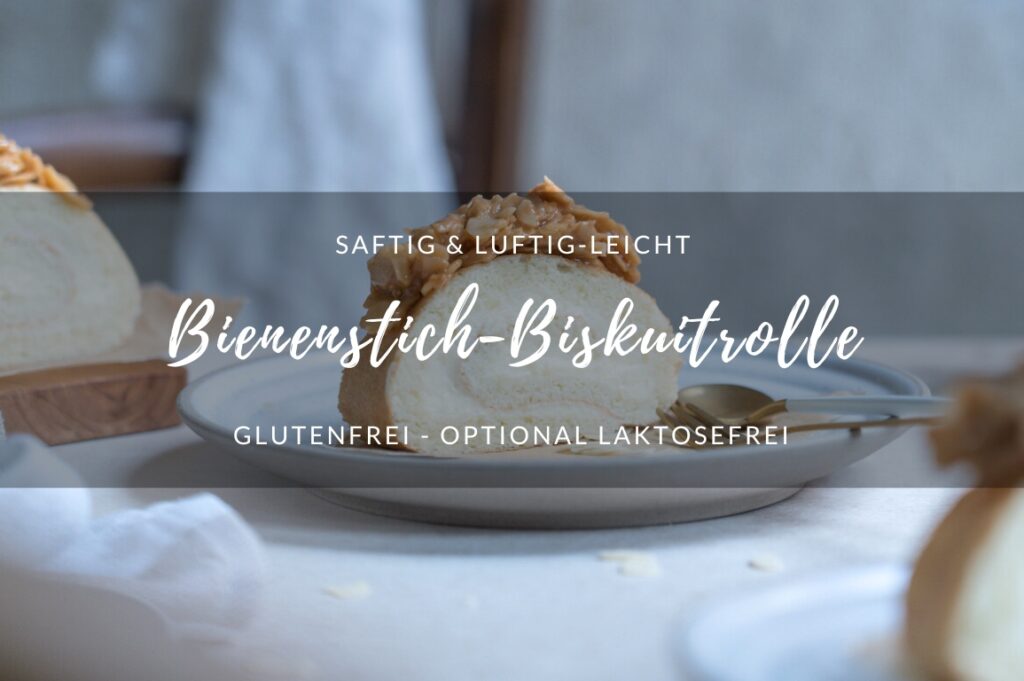 Bienenstich-Biskuitrolle Bienenstich-Biskuitrolle