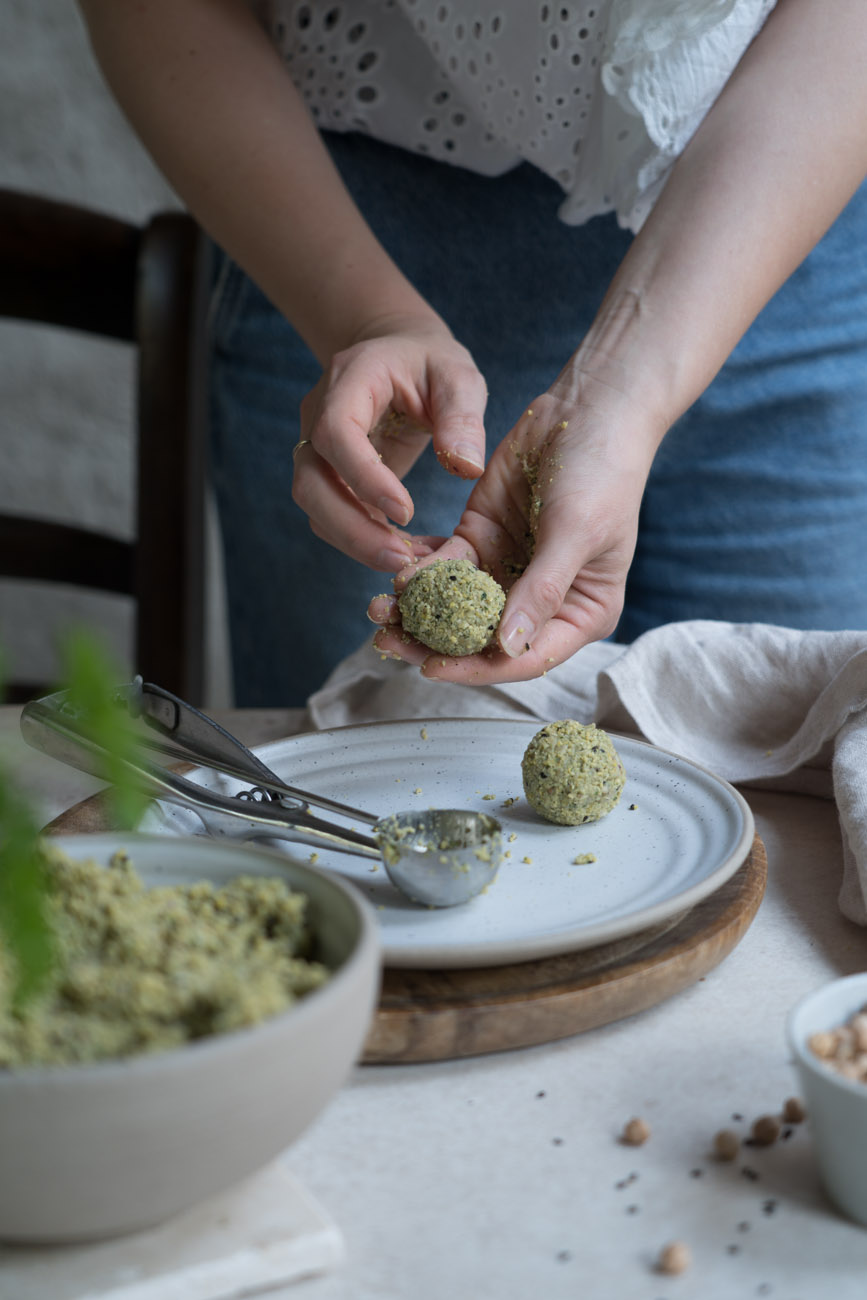 Falafel zubereiten