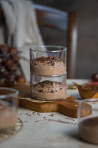 Maronen-Schoko Dessert