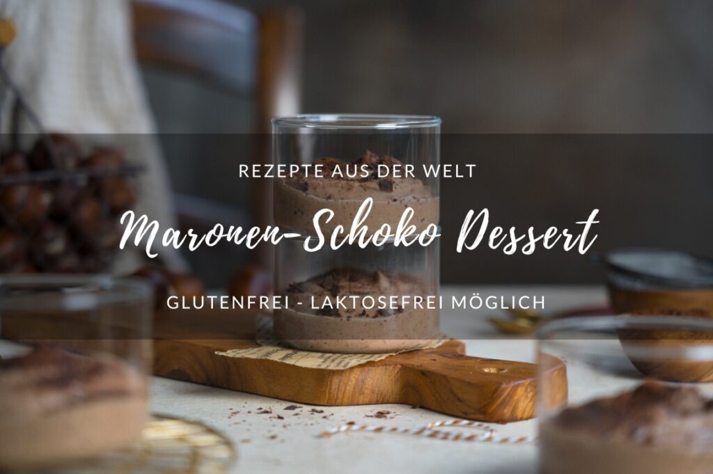 Maronen-Schoko Dessert