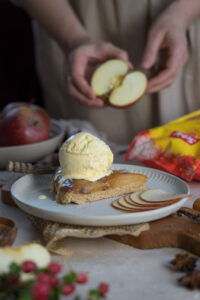 Tarte Tatin mit Vanilleeis