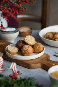Lebkuchen-Quarkbällchen