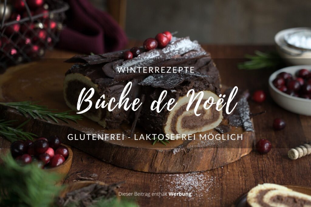 Bûche de Noël weihnachtlicher Bûche de Noël