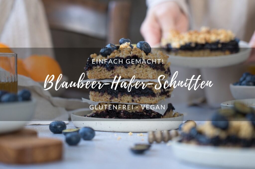 Rezept: Blaubeer-Hafer-Schnitten