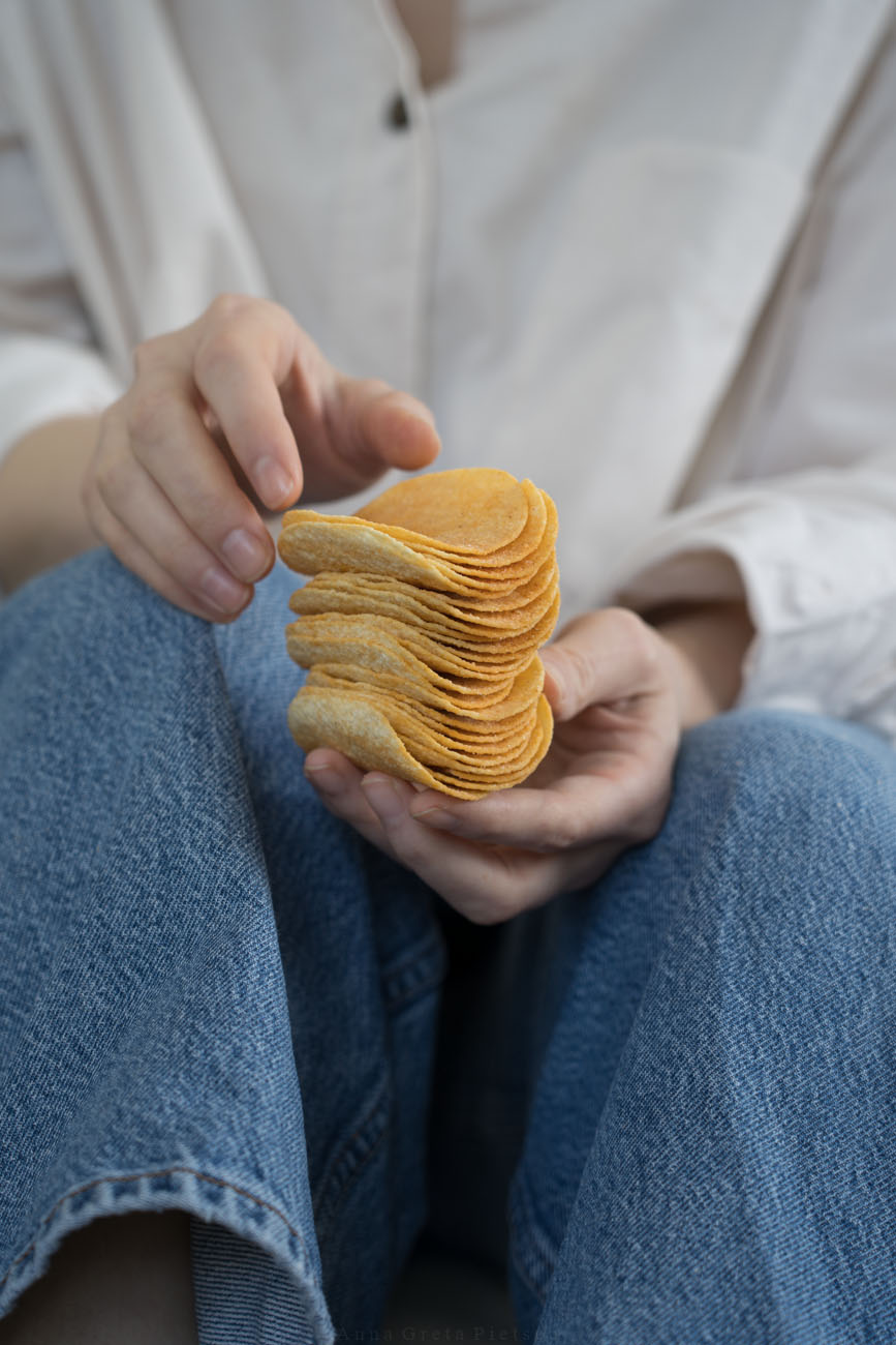 glutenfreie Stapelchips