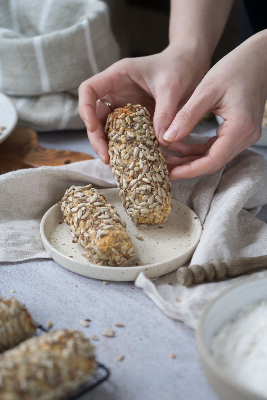 frisch gebackene Brötchen