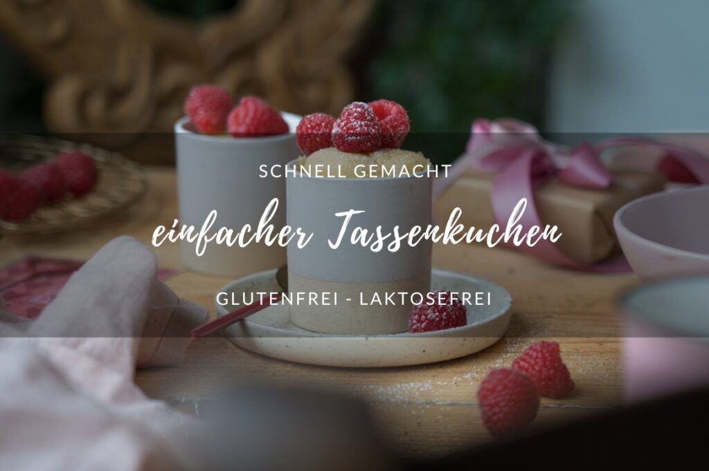 Tassenkuchen aus der Mikrowelle einfacher Tassenkuchen