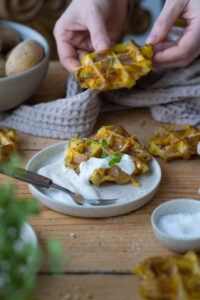 Smashed Potatoes mit Dip
