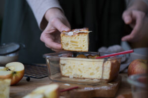 Rezept: einfacher Quark-Apfelkuchen