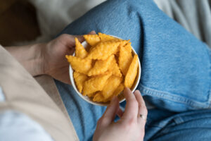 Käse-Cracker mit Cheddar