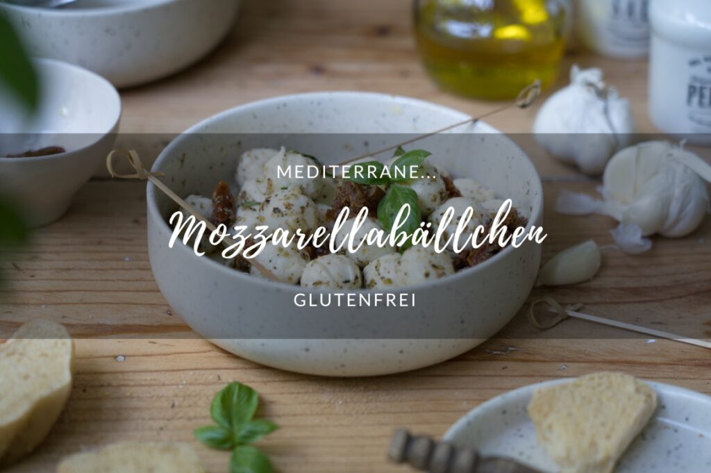 Mediterrane Mozzarellabällchen Mediterrane Mozzarellakugeln