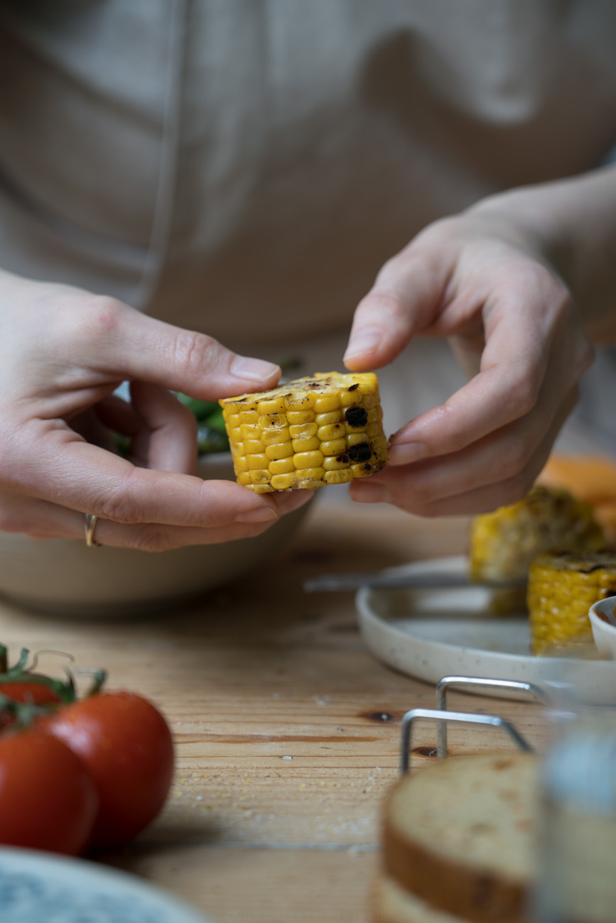 gegrillter Maiskolben